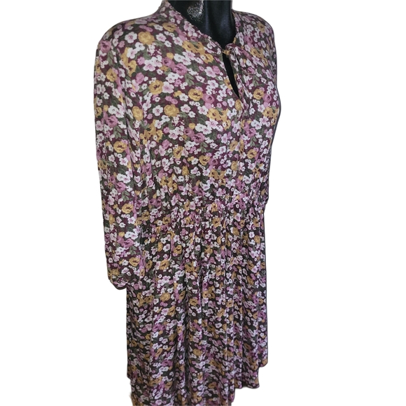 Torrid Mini Stretch Front Keyhole Floral Print Dress Size 1X - Picture 3 of 7